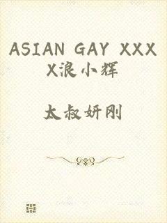 ASIAN GAY XXXX浪小辉